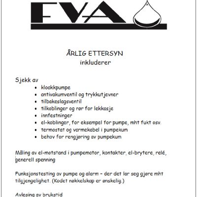 Sjekkliste FVA